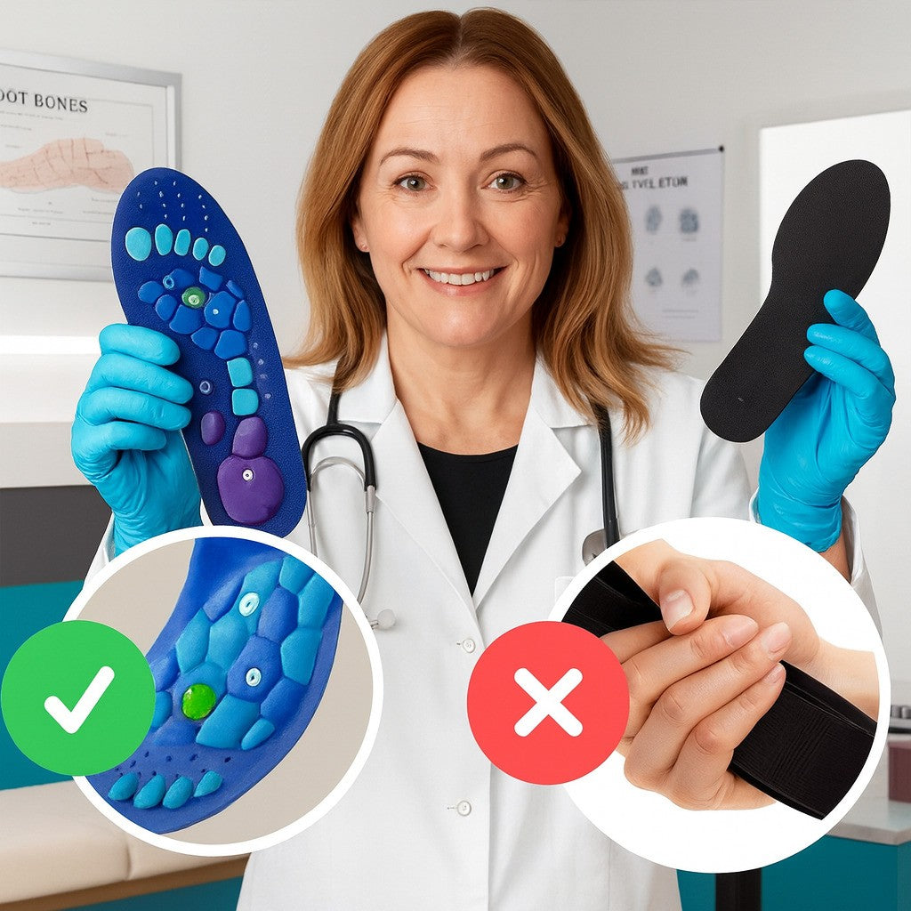 Lung Aid™ Magnetic Acupressure Insoles: Walk Easy, Breathe Easy.  Doctor Trusted