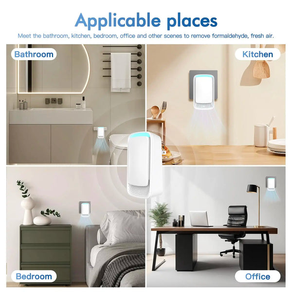 Lung Aid™ VitalBreathe Plug-In Ionizer:  Breathe Cleaner, Safer Home Air