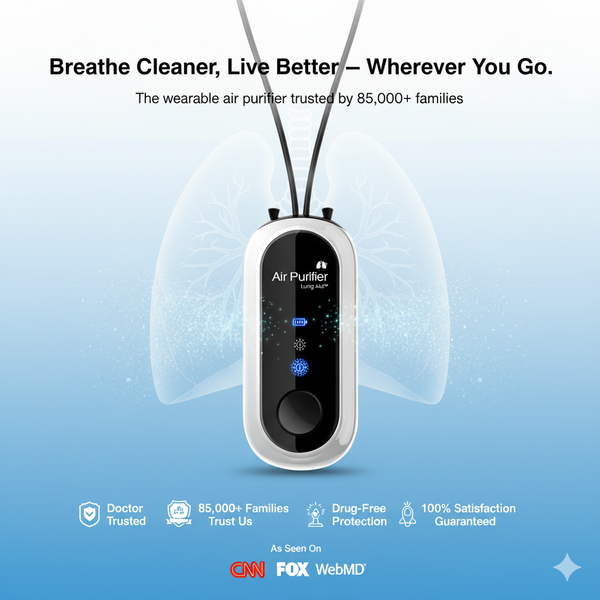 Lung Aid™ VitalBreathe Ionizer: Breathe Cleaner Air Instantly!