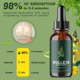 Lung Aid™ Mullein + Chlorophyll Organic Non-GMO Extract              .