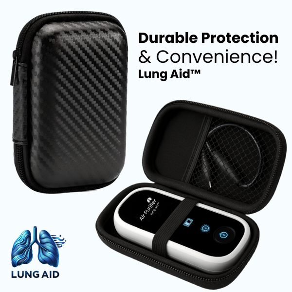 Lung Aid™ VitalBreathe Ionizer Protection Carry Case – Secure, Portable, & Built for Longevity