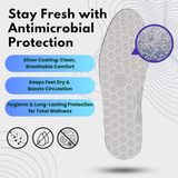 Lung Aid™ Magnetic Acupressure Insoles                               .