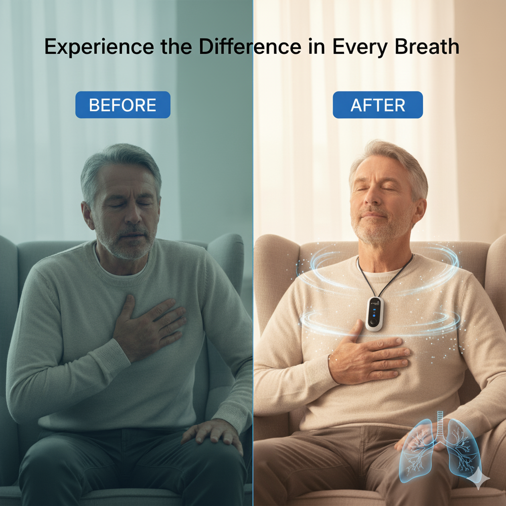 Lung Aid™ VitalBreathe Ionizer: Breathe Cleaner Air Instantly!
